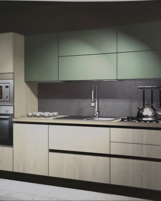 CUCINA GOLA 360cm CON 5 ELETTRODOMESTICI