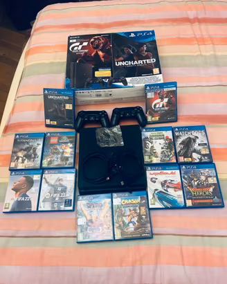 Console PlayStation 4 + 2 Controller  e 12 giochi