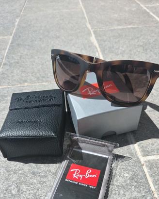 Ray-Ban Folding Wayfarer RB4105 Matte Havana opaco