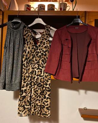 Stock 3 Capi Chic & Pop - Top, Vestito, Blazer - M