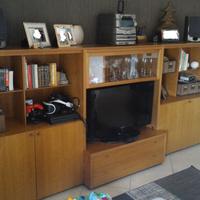 Mobile in Legno per Salone color ciliegio