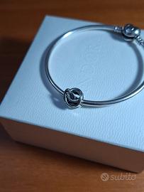 Charm Pandora Cuore intrecciato 