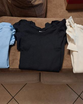 3 maglie Zara-OVS per bambina 7-8-9 anni