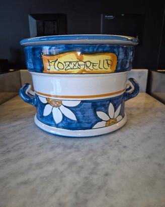 Scola mozzarella in ceramica di Vietri