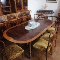 tris mobili in radica