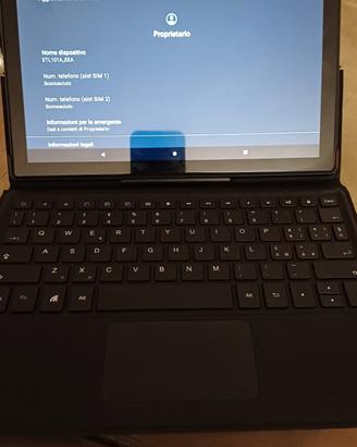 tablet e-tab con Android 11