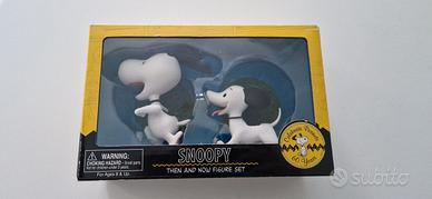 Snoopy "Then and Now" Figure Set - Peanuts 60 Year