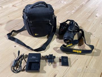 Nikon D3200 fotocamera + obbiettivo + Borsa