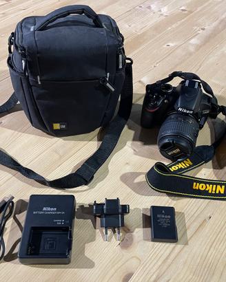Nikon D3200 fotocamera + obbiettivo + Borsa