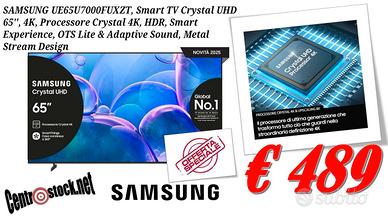 SAMSUNG UE65U7000FUXZT, Smart TV Crystal UHD 65''