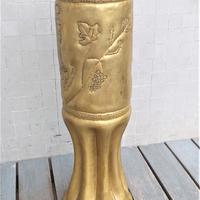 Trench Art vaso ricavato da bossolo italiano 1GM
