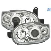 FARI PER FORD ESCORT 95-00 ANGEL EYES FONDO CROMAT