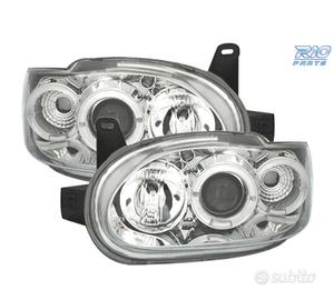 FARI PER FORD ESCORT 95-00 ANGEL EYES FONDO CROMAT