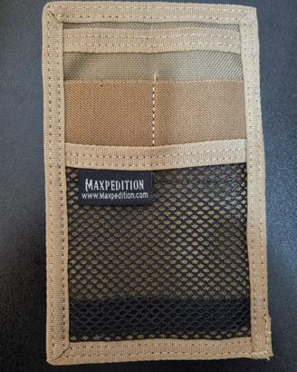 maxpedition hook&loop mini organizer khaki