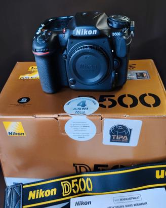 NIKON D500 con 3.535 scatti veri (dimostrabile) 