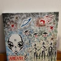 Quadro ufo pop art
