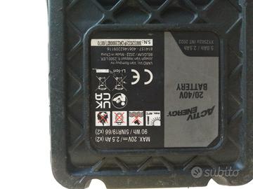 batteria litio 20 volt 2.5 Ah Ferrex Aldi