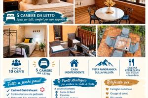Villa rosina 5 camere da letto
