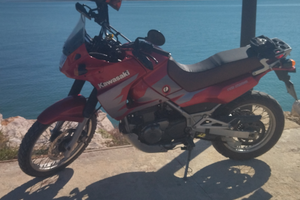 Moto Kawasaki kle 500 enduro stradale