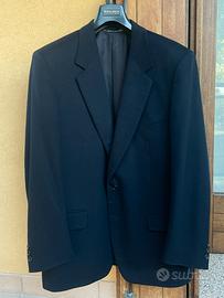 Giacca blu marino in lana Loro Piana  — Taglia 50