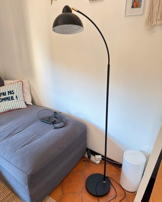 Lampada da terra JYSK HUGO H154 cm nera