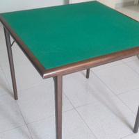 n.2 Tavoli da gioco quadrati pieghevoli 80x80 cm