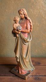 Antica Madonna in legno scolpito – Val Gardena