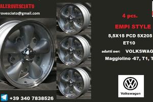 Cerchi EMPI 15 5x205 Vw kafer maggiolino BULLI t1