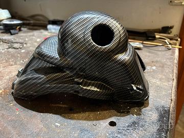 Carbon Look cuffia Vespa 50-110