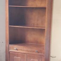 Vetrina- libreria in legno