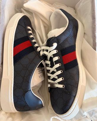 Scarpe GUCCI NUOVE 8741 Ace Sneaker 43,5/44