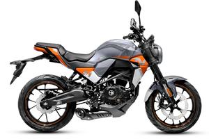 Naked 125cc - 5 marce colori arancio - rosso 2025