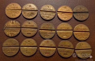 Lotto 15 Gettoni Telefonici Vintage – Pezzi Rari