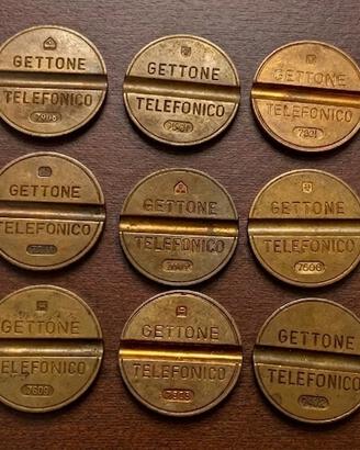 Lotto 15 Gettoni Telefonici Vintage – Pezzi Rari