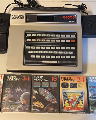 Console Philips Videopac G7000 Vintage + 5 Giochi