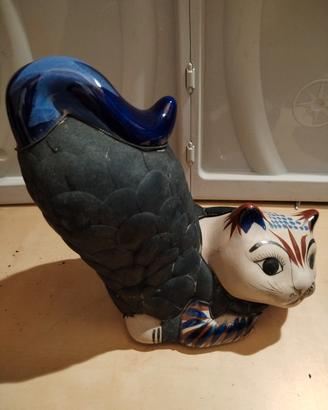 Gatto in ceramica modernariato
