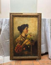 Quadro Ritratto Femminile Fine 800 126x83