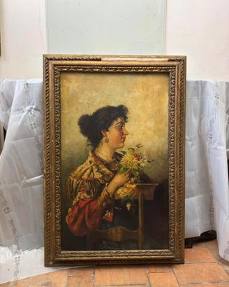 Quadro Ritratto Femminile Fine 800 126x83