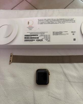 Apple watch 8 acciaio gold
