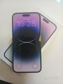 Iphone 14pro max 126gb batteria 100% mai cambiato