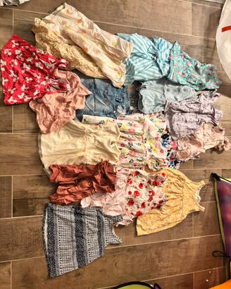 Stock 80+ vestiti estivi bimba 1-24 mesi