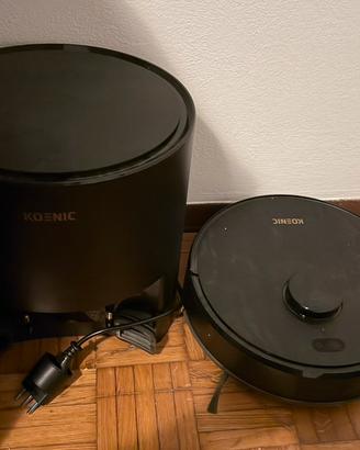 Robot aspirapolvere con colonna