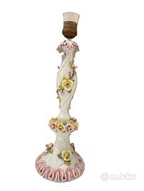 BASE PER LAMPADA IN CERAMICA DI BASSANO