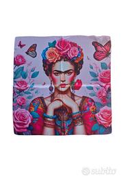 Foulard 70x70 cm in seta al 70% e viscosa al 30%