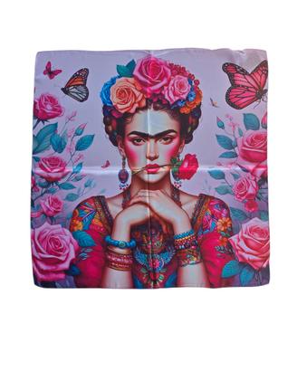 Foulard 70x70 cm in seta al 70% e viscosa al 30%