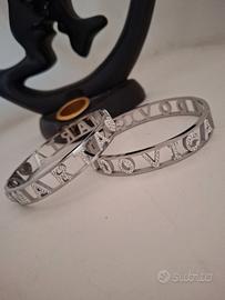 Bracciale rigido acciaio con nome femminile 