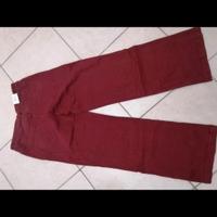 Jeans a palazzo  con strass 52