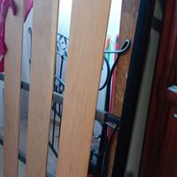 struttura in ferro battuto più rete matrimoniale 