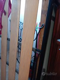 struttura in ferro battuto più rete matrimoniale 