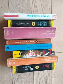 lotto di 8 libri vari follett ludlum clavell etc
